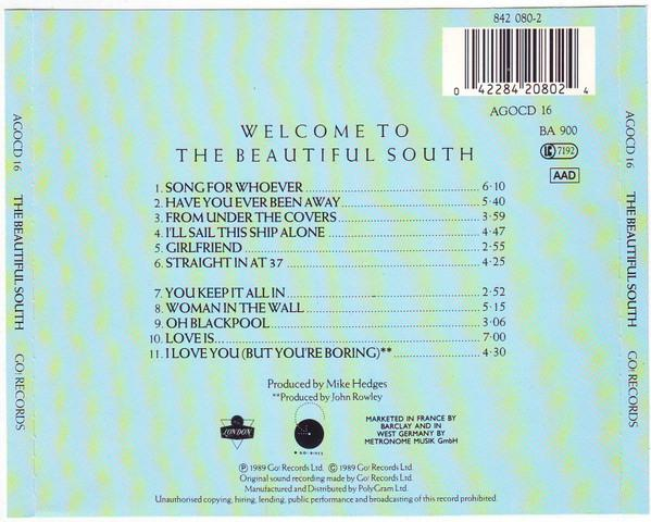 The Beautiful South - Welcome To The Beautiful South (CD Audio) [2]