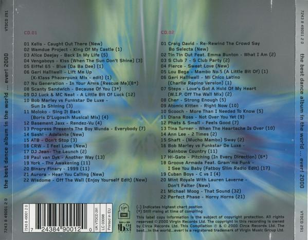 The Best Dance Album In The World...Ever! 2000 (CD) [2]
