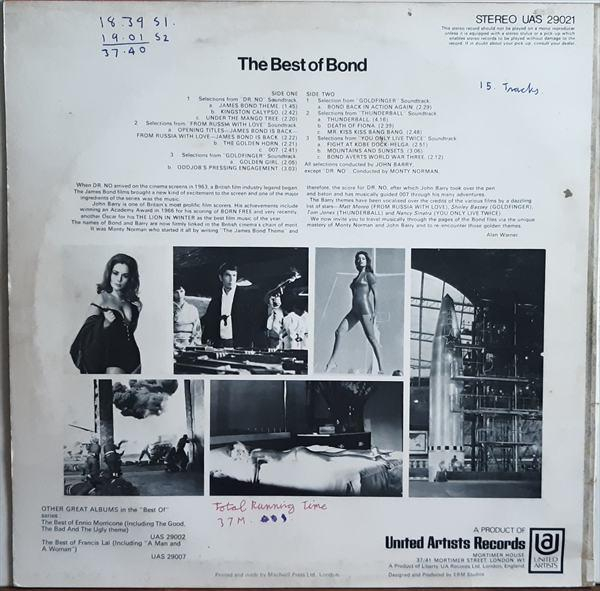 The Best Of Bond - The Original Soundtrack Themes (Disc Vinil) [2]