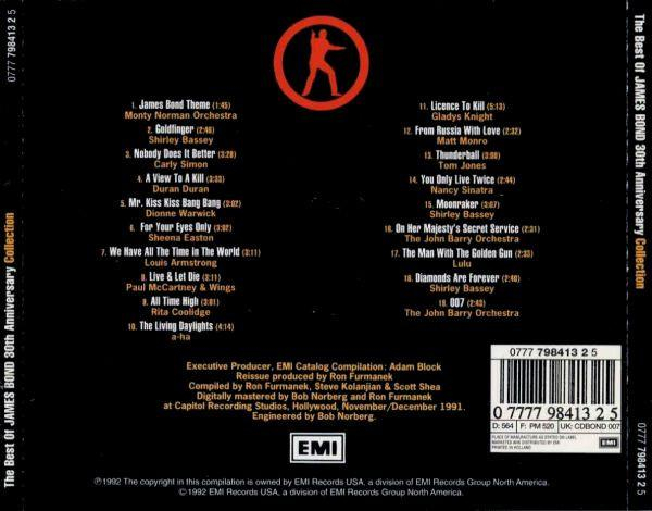 The Best Of James Bond (30th Anniversary Collection) , (CD) [2]