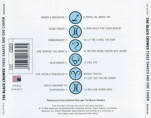 The Black Crowes - Three Snakes And One Charm (CD) [2]