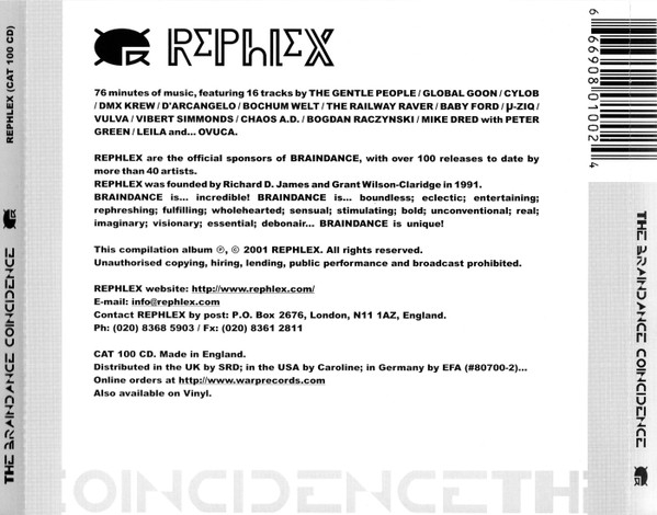 The Braindance Coincidence (CD) [2]