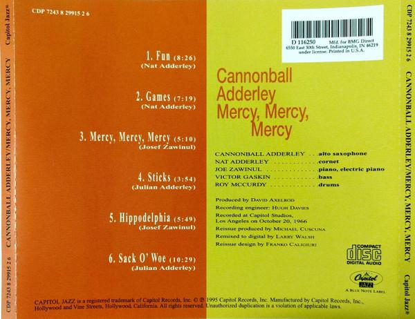 The Cannonball Adderley Quintet - Mercy, Mercy, Mercy! - Live At "The Club" [2]