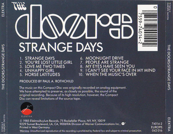 The Doors - Strange Days (CD) [2]