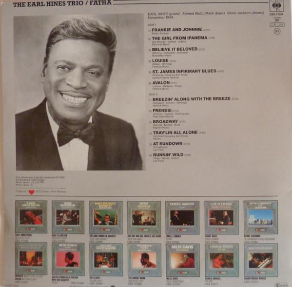 The Earl Hines Trio - Fatha, (Disc Vinil) [2]