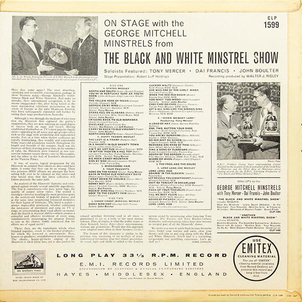 The George Mitchell Minstrels - On Stage With The George Mitchell Minstrels (Disc Vinil) [2]