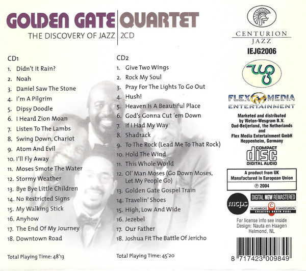The Golden Gate Quartet – The Discovery Of Jazz (CD) [2]
