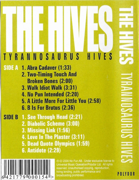 The Hives – Tyrannosaurus Hives (CASETA) [2]