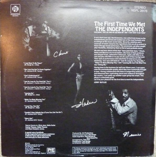 The Independents - The First Time We Met [2]