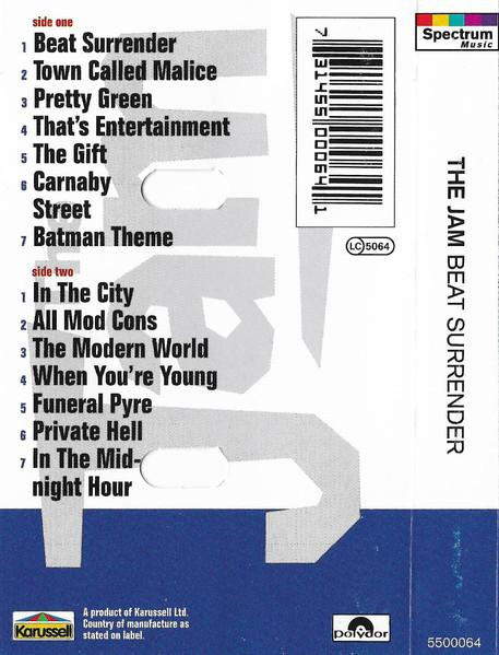 The Jam - Beat Surrender , (Casetă Audio) [2]