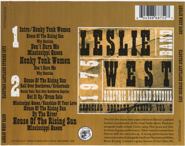 The Leslie West Band - Electric Ladyland Studios 1975 (CD) [2]