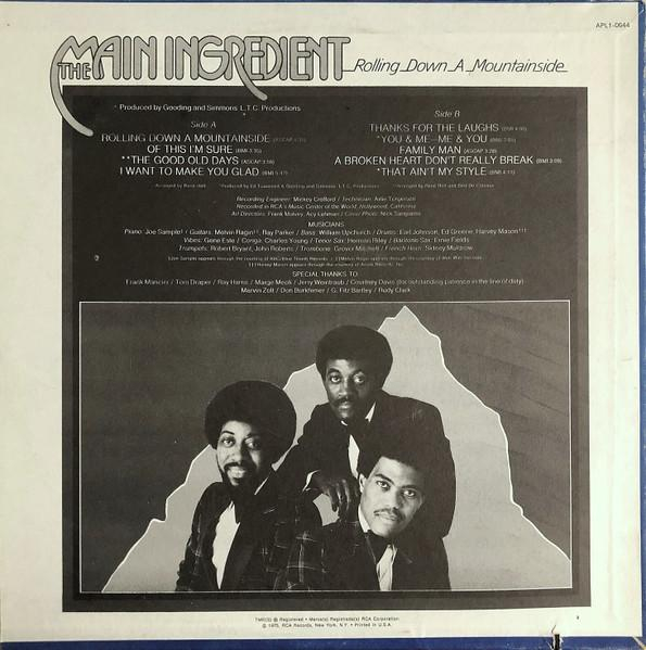 The Main Ingredient - Rolling Down A Mountainside [2]