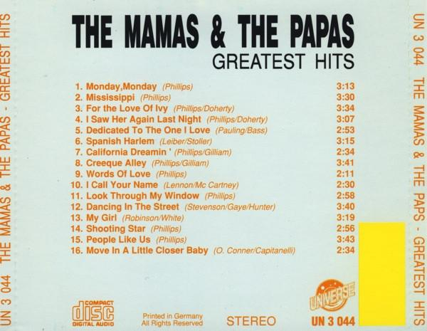 The Mamas & The Papas - Greatest Hits (CD) [2]