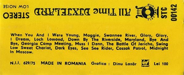 The Original Dixie Stompers - All Time Dixieland, (Casetă Audio) [2]