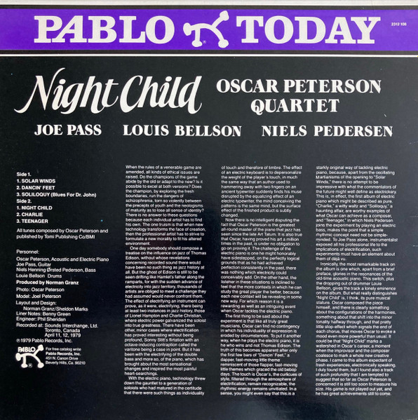 The Oscar Peterson Quartet - Night Child [2]
