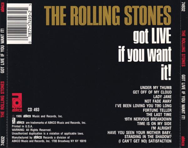 The Rolling Stones - Got Live If You Want It! (CD) [2]