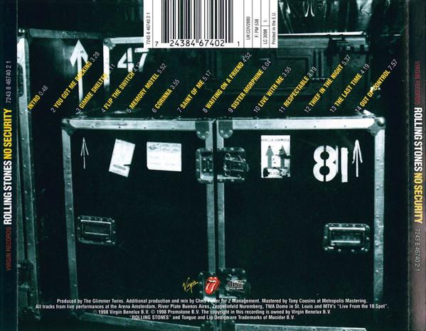 The Rolling Stones - No Security (Live - From The Bridges To Babylon Tour) (CD) [2]