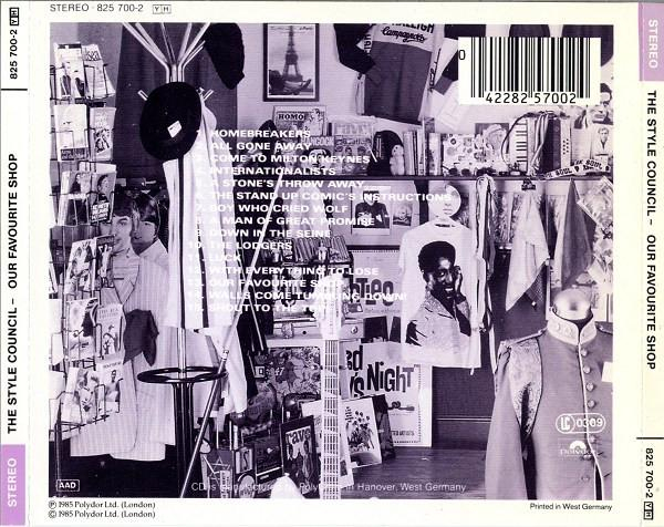 The Style Council - Our Favourite Shop (CD) [2]