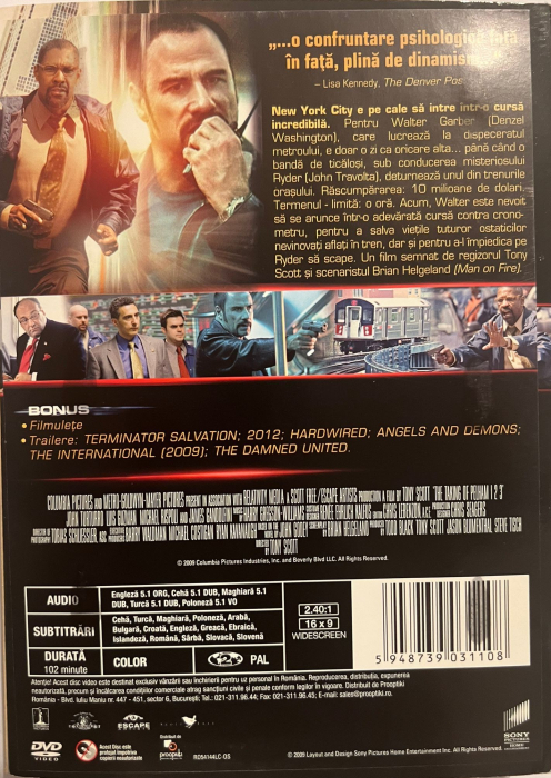 The Taking of Pelham 123 (2009) (DVD) [2]