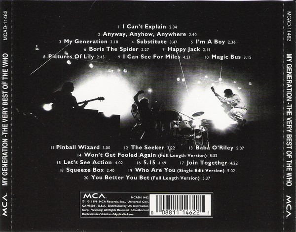 The Who - My Generation - The Very Best Of The Who (CD) [2]