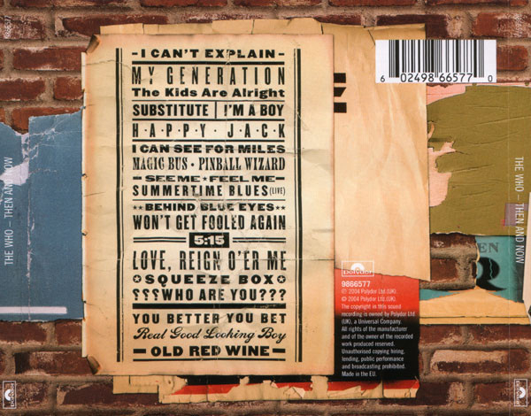 The Who – Then And Now (CD) [2]