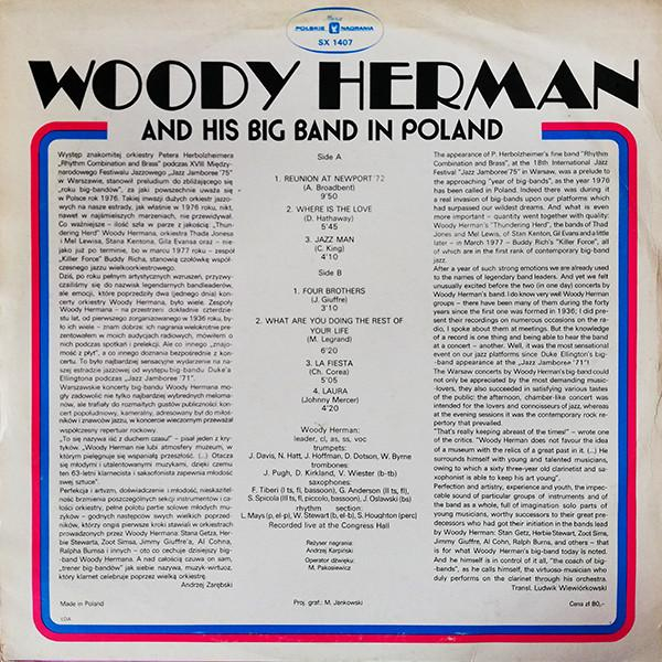 The Woody Herman Big Band - In Poland (Disc Vinil) [2]