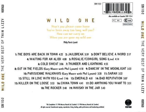 Thin Lizzy - Wild One - The Very Best Of Thin Lizzy [2]