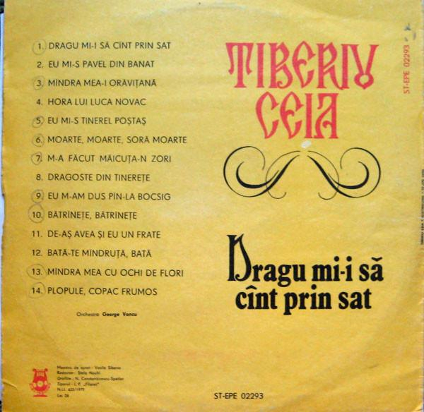 Tiberiu Ceia - Dragu Mi-i Să Cînt Prin Sat (Disc Vinil) [2]