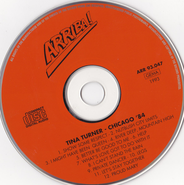Tina Turner - Chicago '84 (CD) [2]