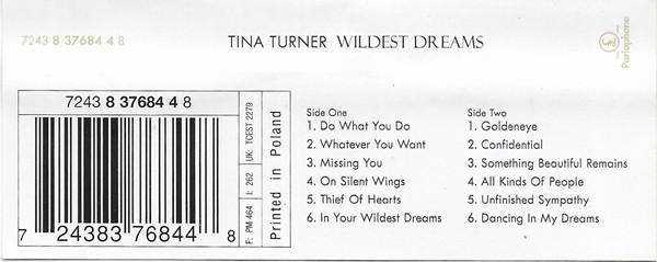 Tina Turner - Wildest Dreams, (Casetă Audio) [2]