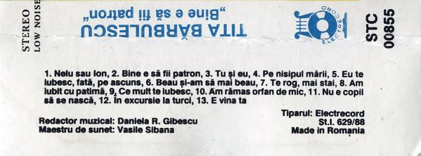 Tita Bărbulescu - Bine E Să Fii Patron [2]