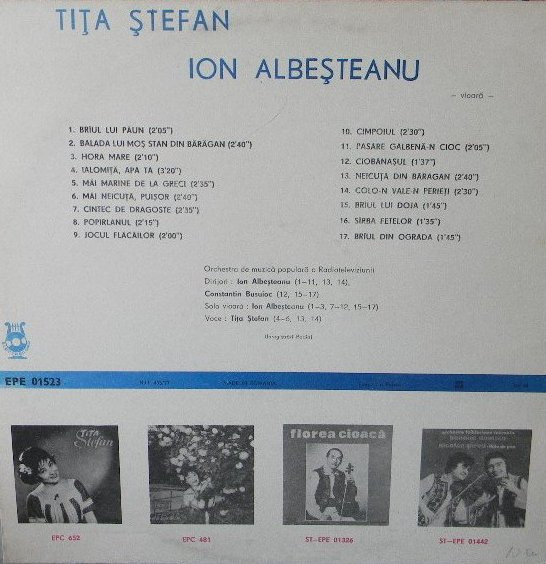 Tița Ștefan / Ion Albeșteanu – Tița Ștefan / Ion Albeșteanu (VINIL) [2]