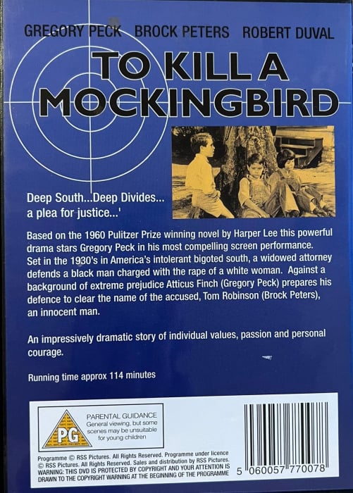 To Kill a Mockingbird / Să ucizi o pasăre cântătoare (DVD) [2]