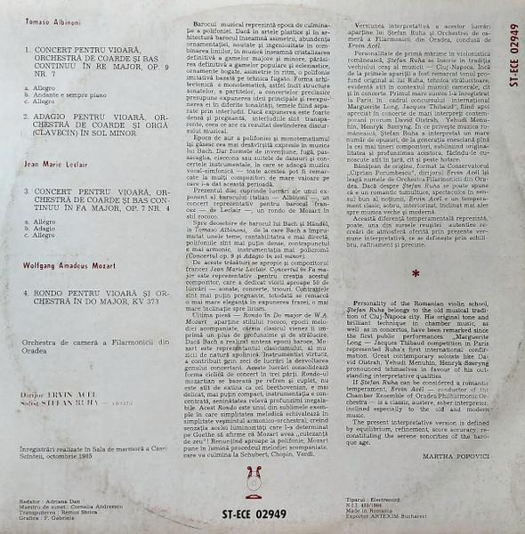 Tomaso Albinoni - Albinoni Leclair Mozart [2]