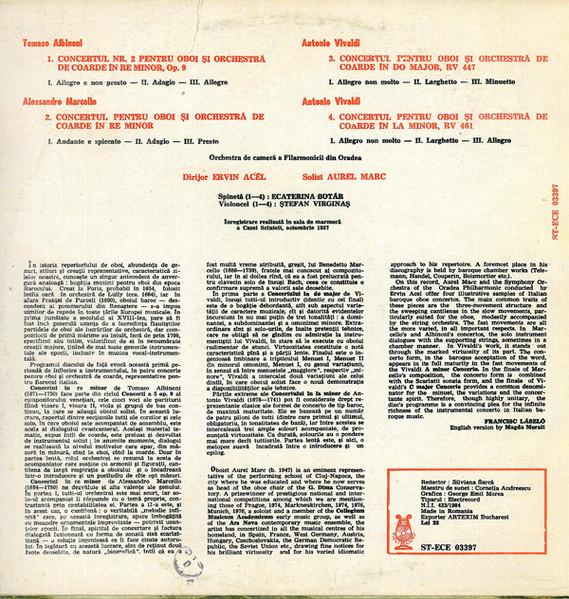 Tomaso Albinoni - Concertos For Oboe And Strings Orchestra [2]