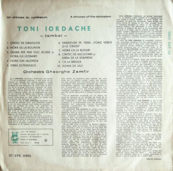 Toni Iordache - Un Virtuose Du Cymbalum, (Disc Vinil) [2]