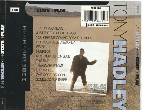 Tony Hadley - The State Of Play (CD) [2]