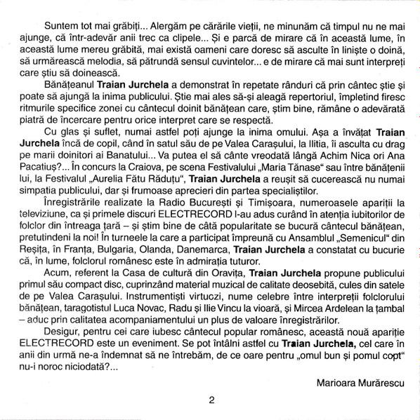 Traian Jurchela - Săracă Lume De Piatră, (CD) [2]