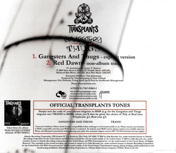 Transplants - Gangsters And Thugs [2]