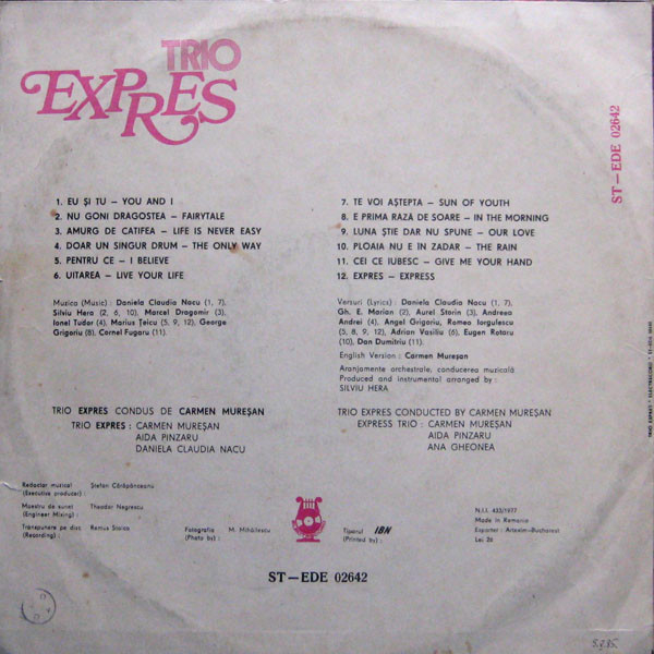 Trio Expres – Trio Expres, (Disc Vinil) [2]