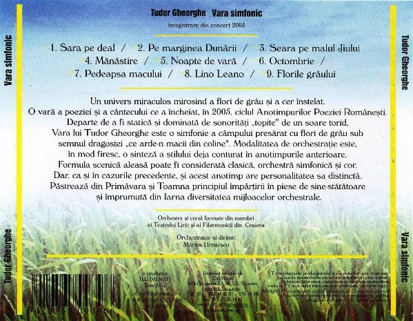 Tudor Gheorghe - Vara Simfonic, (CD) [2]