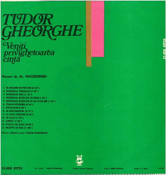 Tudor Gheorghe - Veniţi, Privighetoarea Cântă, (Disc Vinil) [2]