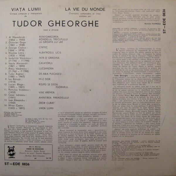 Tudor Gheorghe - Viața Lumii(Disc Vinil) [2]