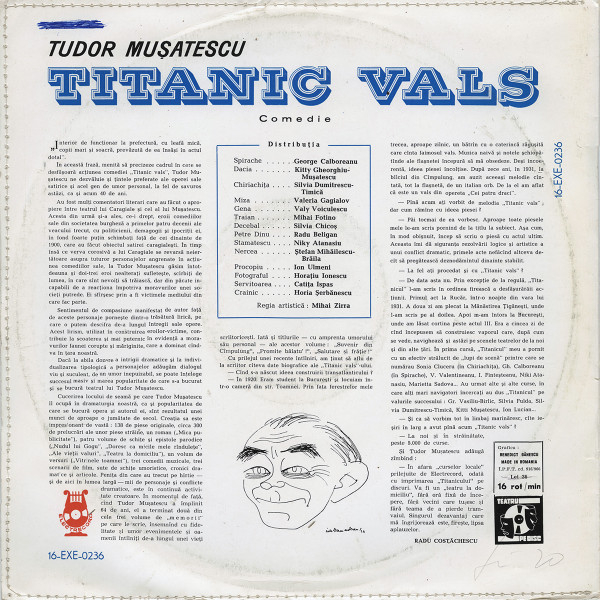 Tudor Mușatescu - Titanic Vals, (Disc Vinil) [2]