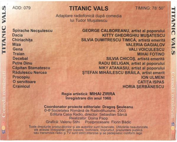 Tudor Mușatescu – Titanic Vals (CD) [2]