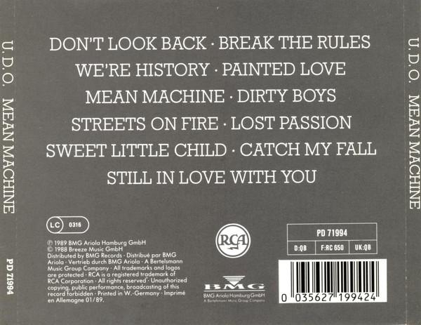 U.D.O.  - Mean Machine (CD) [2]