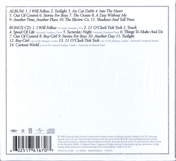 U2 – Boy (CD, Box Set) [2]