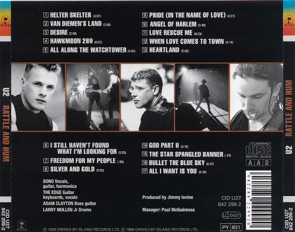 U2 - Rattle And Hum (CD) [2]