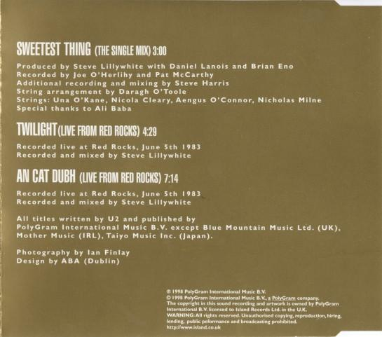 U2 - Sweetest Thing [2]