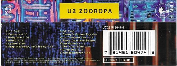 U2 - Zooropa (Caseta Audio) [2]